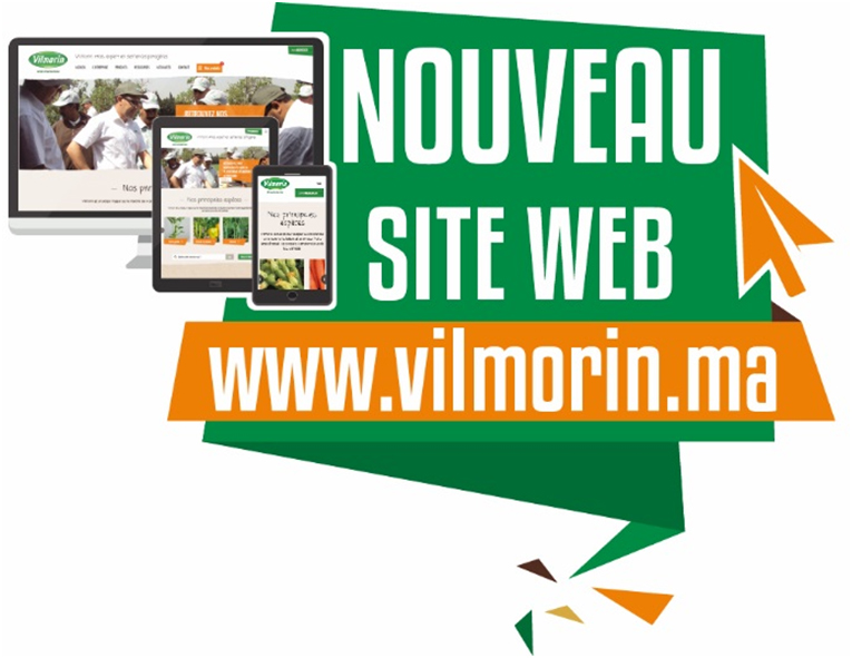 DÉCOUVREZ LE NOUVEAU SITE WEB : WWW.VILMORIN.MA