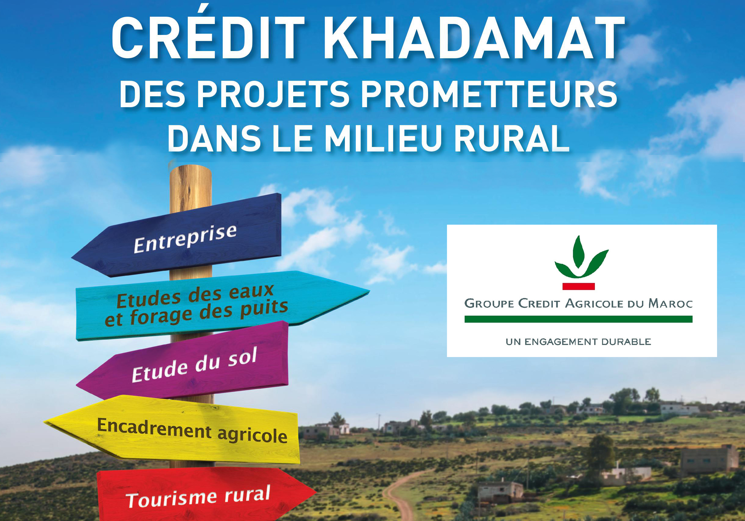 Le Crédit Agricole du Maroc lance le produit KHADAMAT