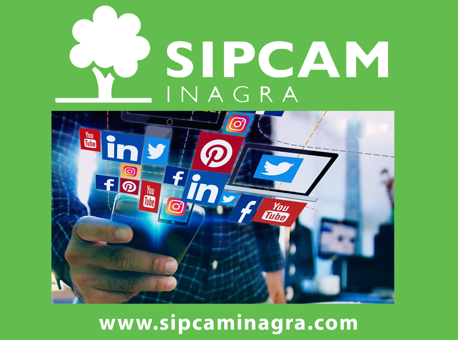 SIPCAM Inagra augmente sa présence digitale sur les réseaux sociaux.