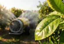 Réduire la dérive des pulvérisations dans les vergers arboricoles Réduire la dérive